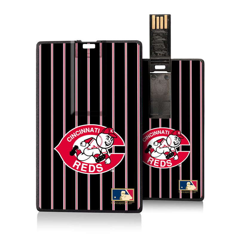 Cincinnati Reds 1978-1992 - Cooperstown Collection Pinstripe Credit Card USB Drive 16GB