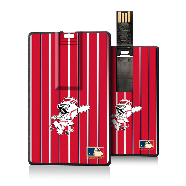 Cincinnati Reds 1953-1967 - Cooperstown Collection Pinstripe Credit Card USB Drive 16GB