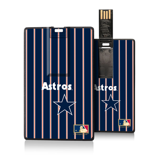 Houston Astros 1975-1981 - Cooperstown Collection Pinstripe Credit Card USB Drive 16GB