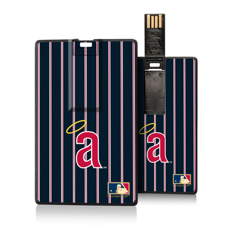 LA Angels 1971 - Cooperstown Collection Pinstripe Credit Card USB Drive 16GB