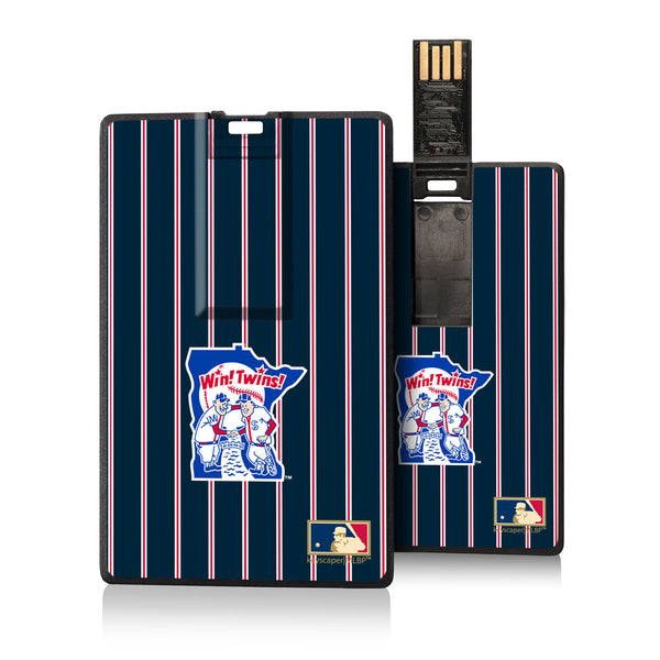 Minnesota Twins 1976-1986 - Cooperstown Collection Pinstripe Credit Card USB Drive 16GB