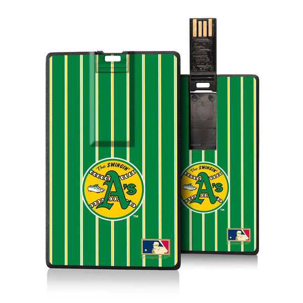Oakland As 1971-1981 - Cooperstown Collection Pinstripe Credit Card USB Drive 16GB