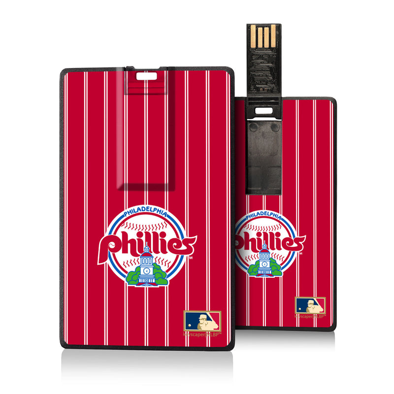 Philadelphia Phillies 1984-1991 - Cooperstown Collection Pinstripe Credit Card USB Drive 16GB