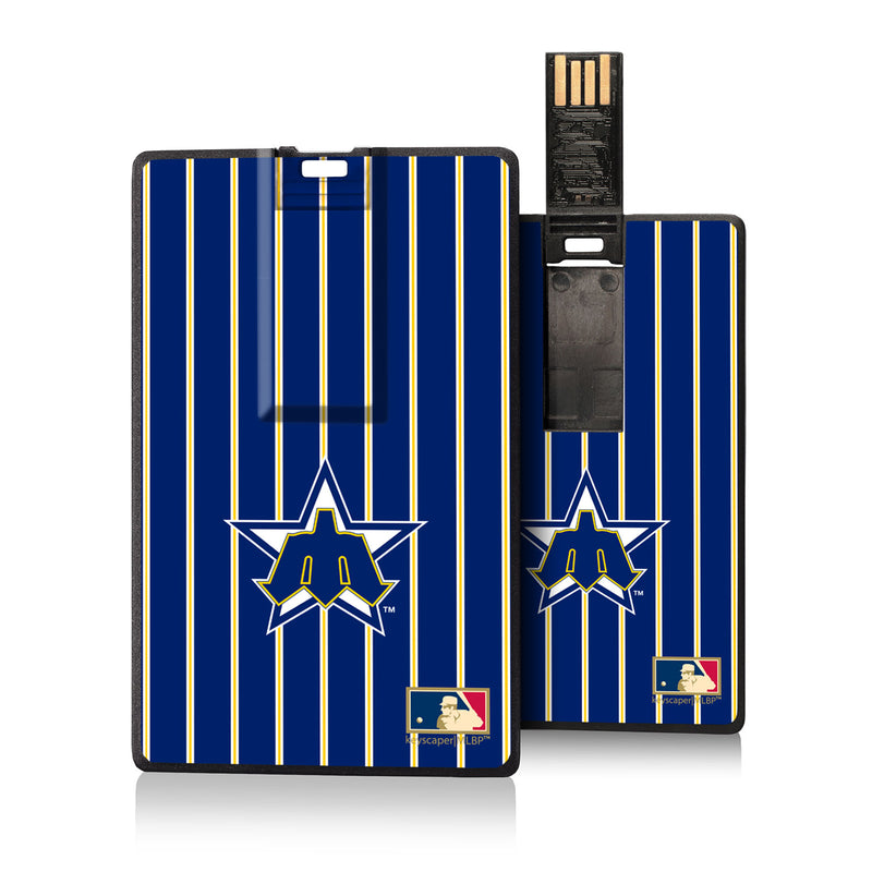 Seattle Mariners 1981-1986 - Cooperstown Collection Pinstripe Credit Card USB Drive 16GB