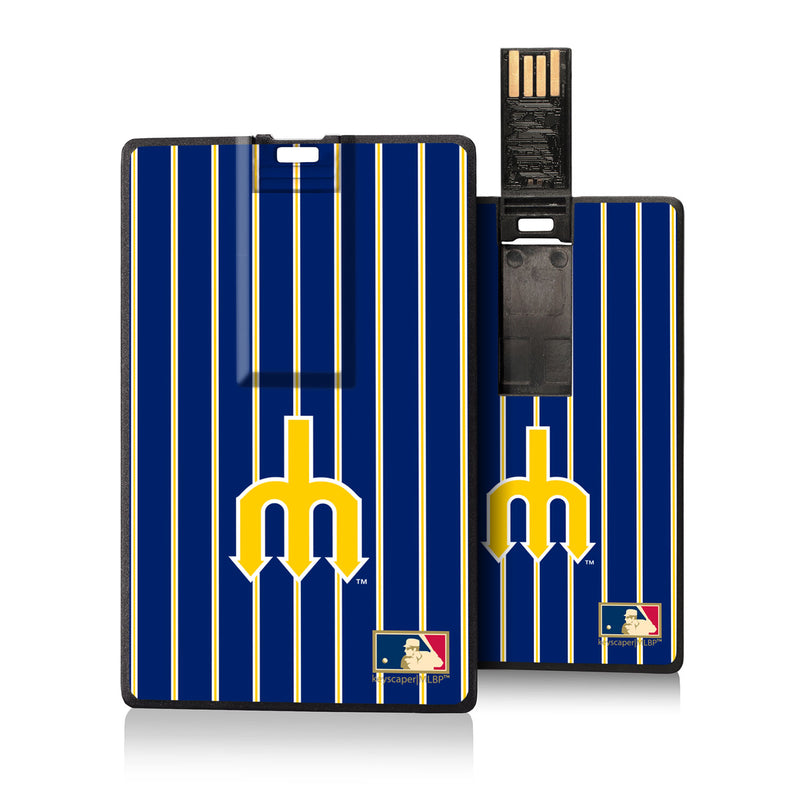 Seattle Mariners 1977-1980 - Cooperstown Collection Pinstripe Credit Card USB Drive 16GB