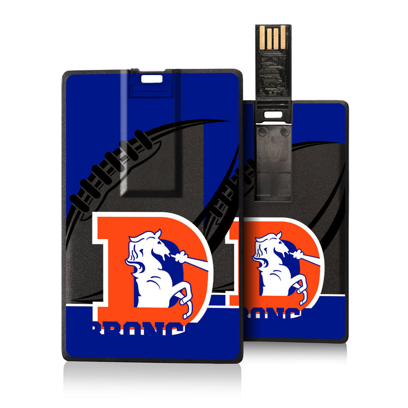 Denver Broncos 1993-1996 Historic Collection Passtime Credit Card USB Drive 32GB