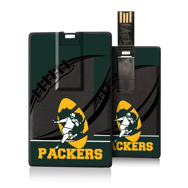 Green Bay Packers Historic Collection Passtime Credit Card USB Drive 32GB