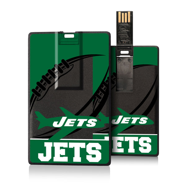 New York Jets 1963 Historic Collection Passtime Credit Card USB Drive 32GB