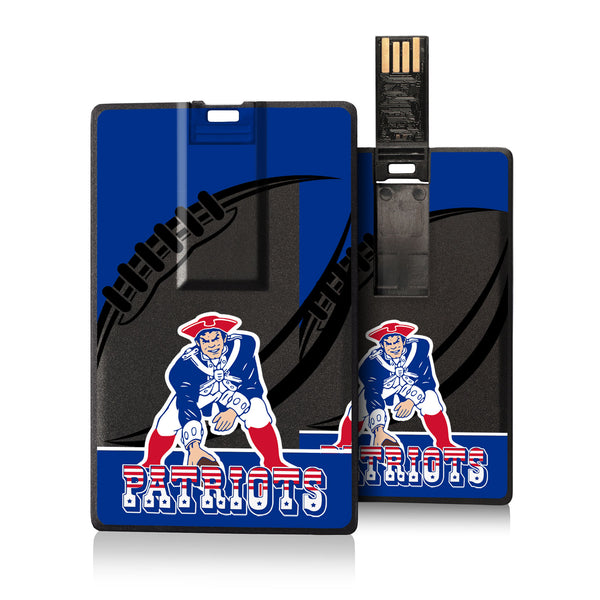 New England Patriots Passtime Credit Card USB Drive 32GB