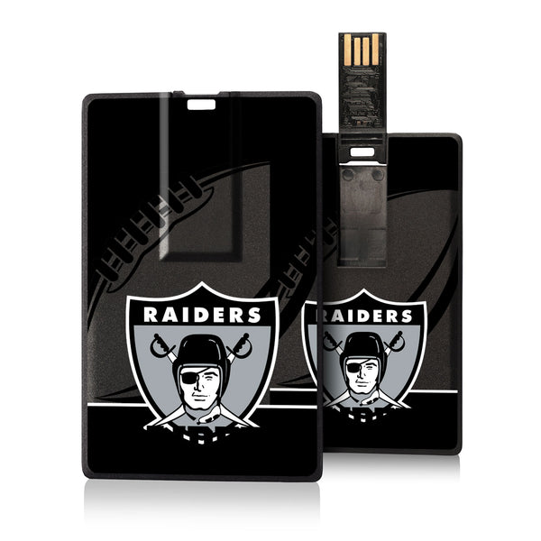 Oakland Raiders 1963 Historic Collection Passtime Credit Card USB Drive 32GB