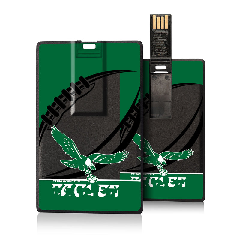 Philadelphia Eagles 1973-1995 Historic Collection Passtime Credit Card USB Drive 32GB