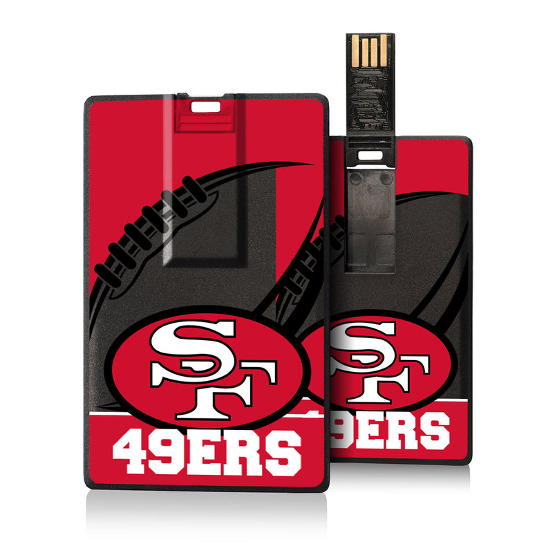 San Francisco 49ers Passtime Credit Card USB Drive 32GB