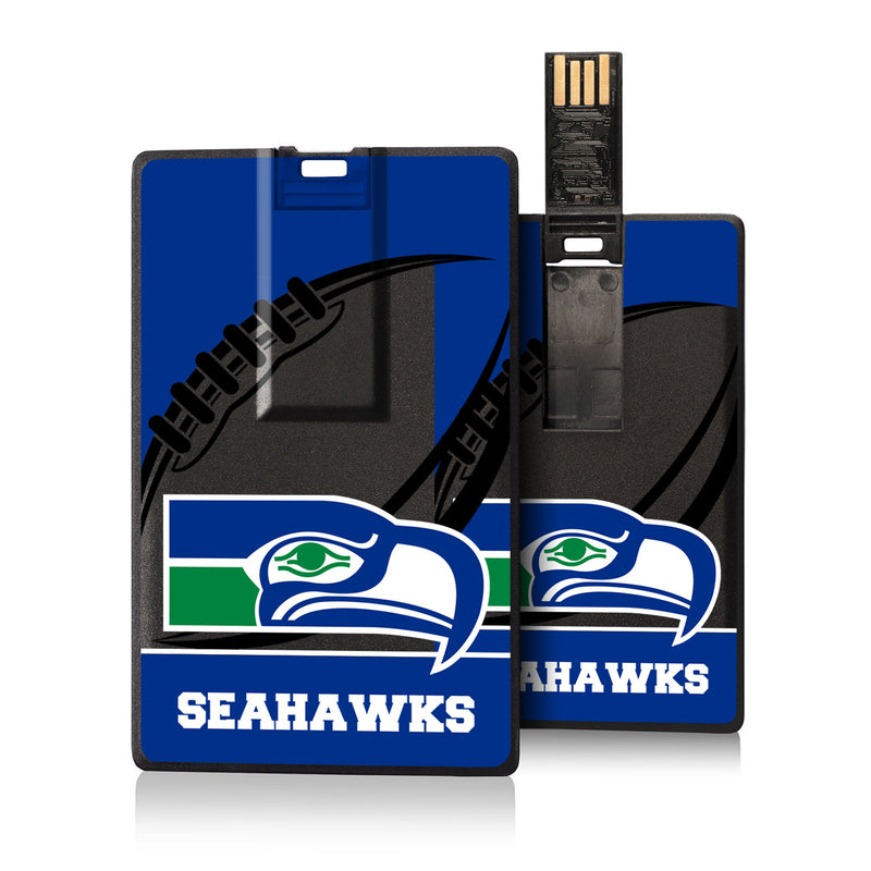 Seattle Seahawks Passtime Credit Card USB Drive 32GB