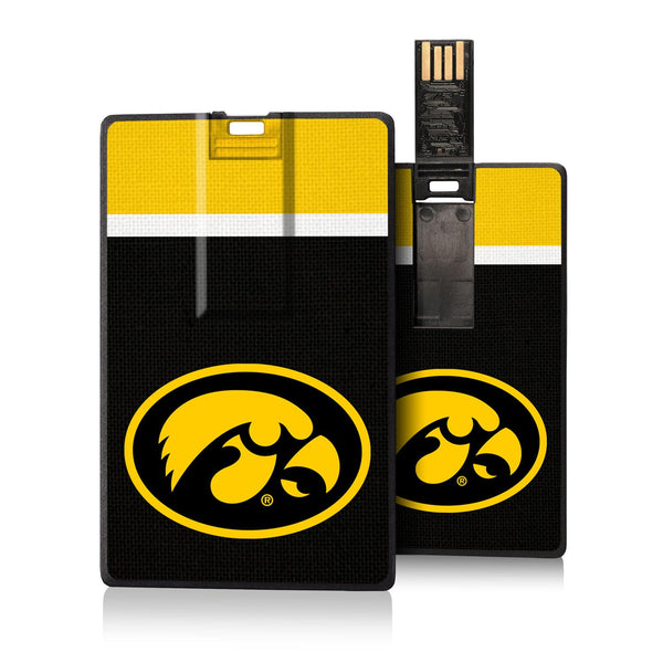 Iowa Hawkeyes Stripe Credit Card USB Drive 32GB