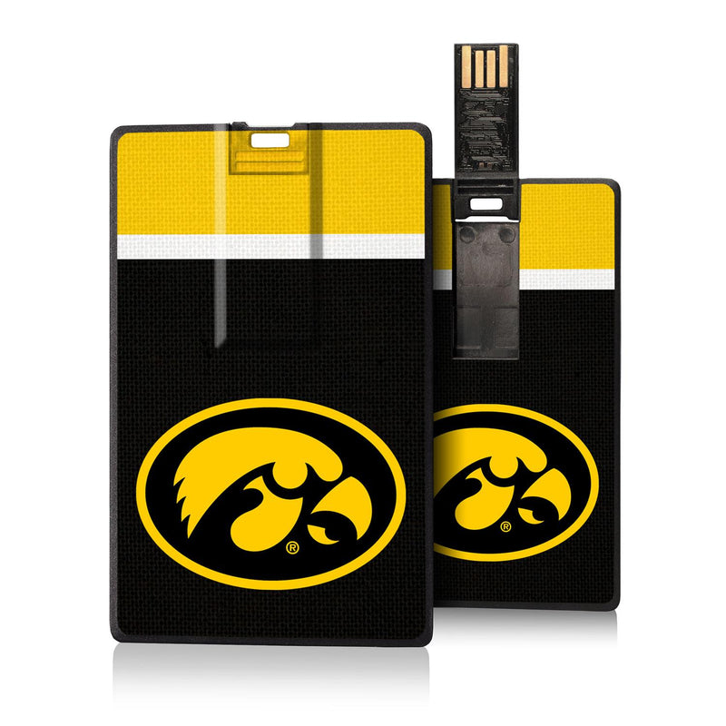 Iowa Hawkeyes Stripe Credit Card USB Drive 32GB