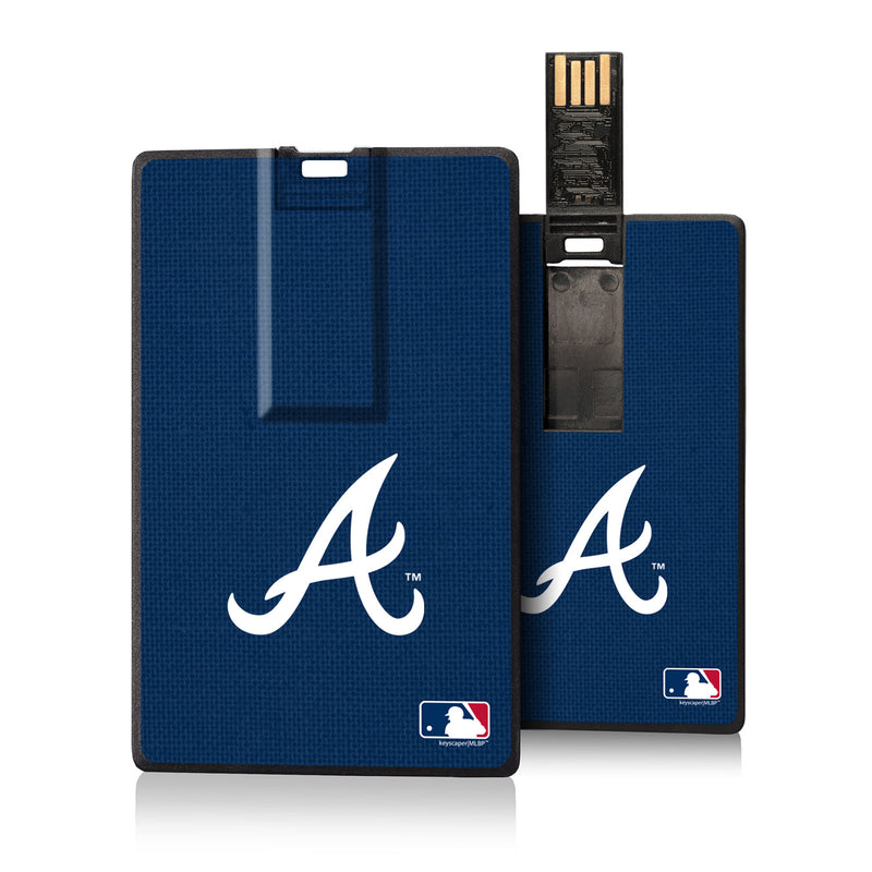 Atlanta Braves Braves Solid Credit Card USB Drive 16GB