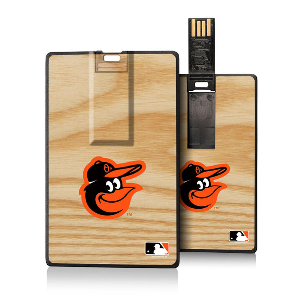 Baltimore Orioles Wood Bat Credit Card USB Drive 32GB