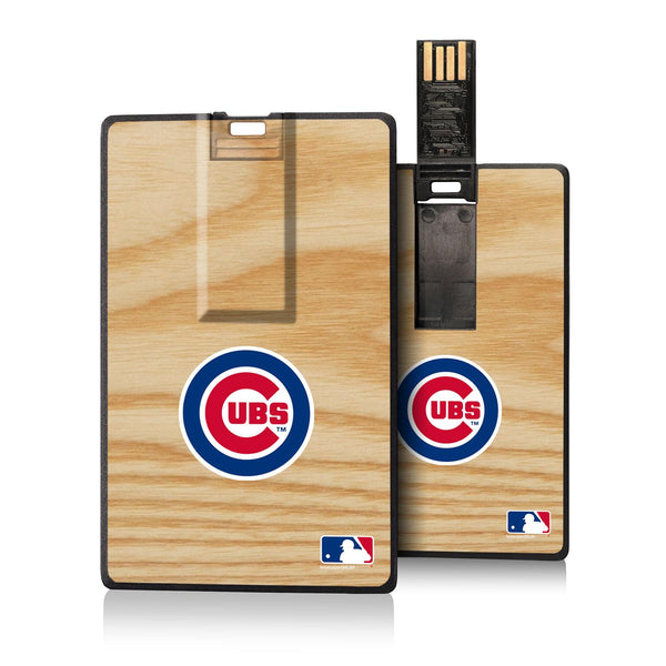 Chicago Cubs Wood Bat Credit Card USB Drive 32GB