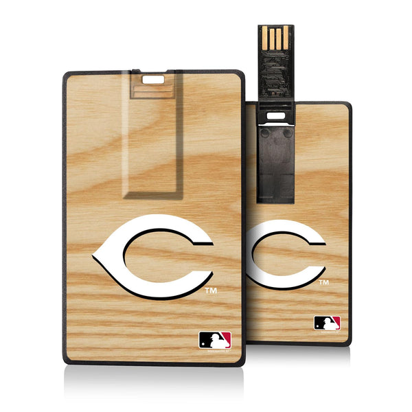 Cincinnati Reds Wood Bat Credit Card USB Drive 32GB
