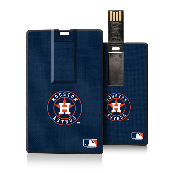 Houston Astros Astros Solid Credit Card USB Drive 16GB