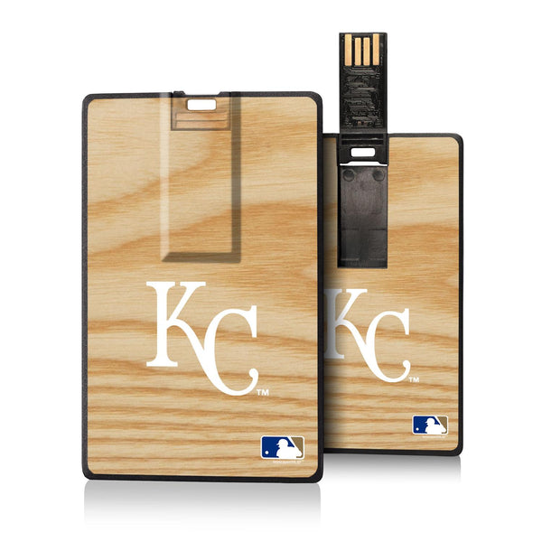 Kansas City Royals Wood Bat Credit Card USB Drive 32GB