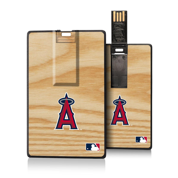 Los Angeles Angels Wood Bat Credit Card USB Drive 32GB