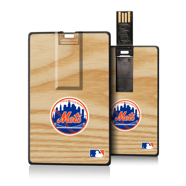 New York Mets Wood Bat Credit Card USB Drive 32GB