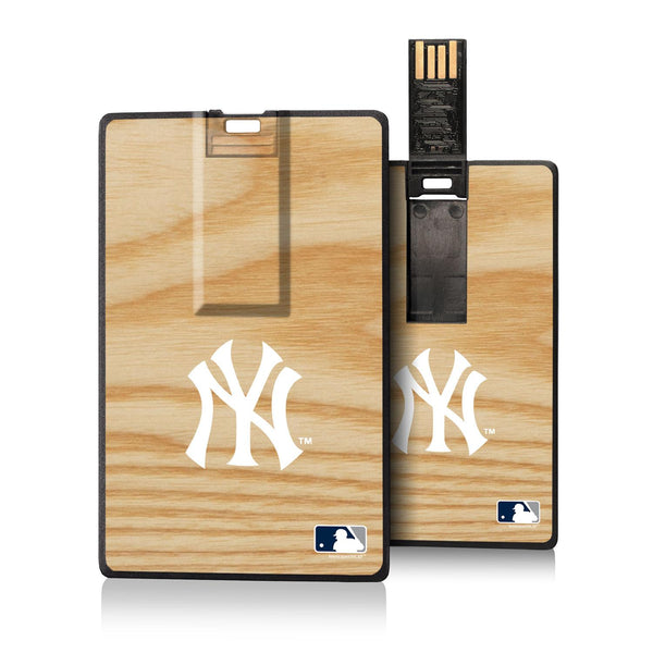 New York Yankees Wood Bat Credit Card USB Drive 32GB