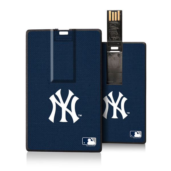 New York Yankees Yankees Solid Credit Card USB Drive 16GB