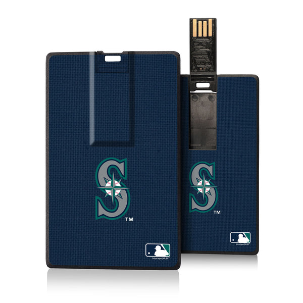 Seattle Mariners Mariners Solid Credit Card USB Drive 16GB