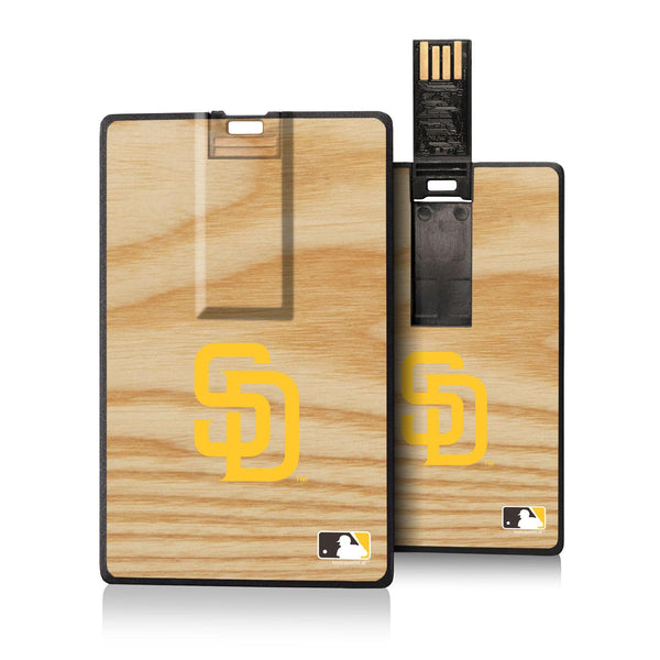San Diego Padres Wood Bat Credit Card USB Drive 32GB