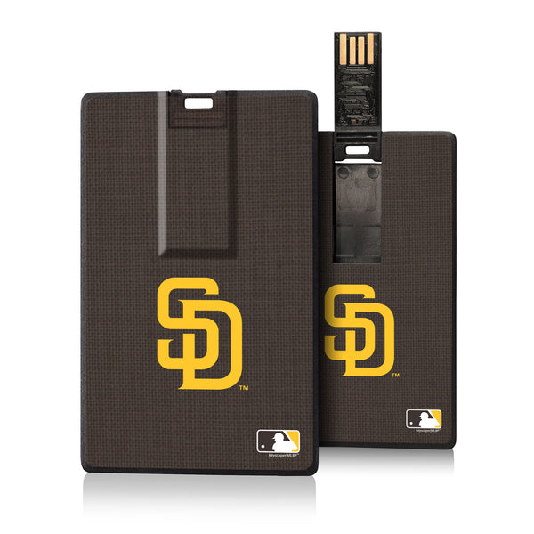 San Diego Padres Solid Credit Card USB Drive 16GB