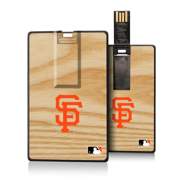 San Francisco Giants Wood Bat Credit Card USB Drive 32GB
