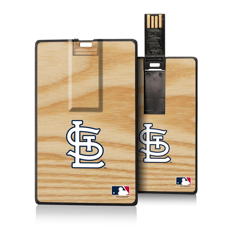 St Louis Cardinals Wood Bat Credit Card USB Drive 32GB