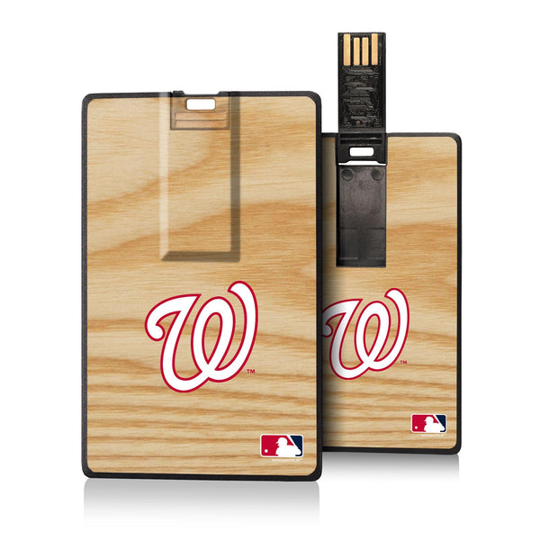 Washington Nationals Wood Bat Credit Card USB Drive 32GB