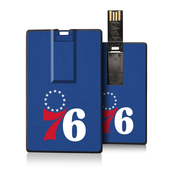 Philadelphia 76ers Solid Credit Card USB Drive 32GB