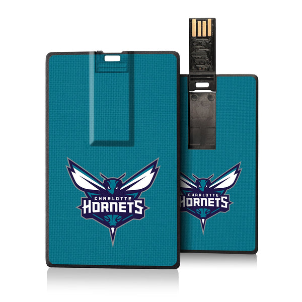 Charlotte Hornets Solid Credit Card USB Drive 32GB