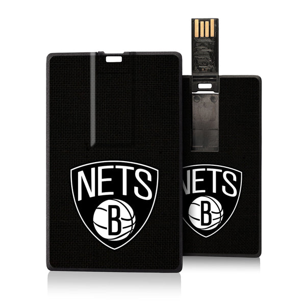 Brooklyn Nets Solid Credit Card USB Drive 32GB