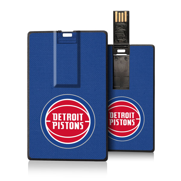 Detroit Pistons Solid Credit Card USB Drive 32GB