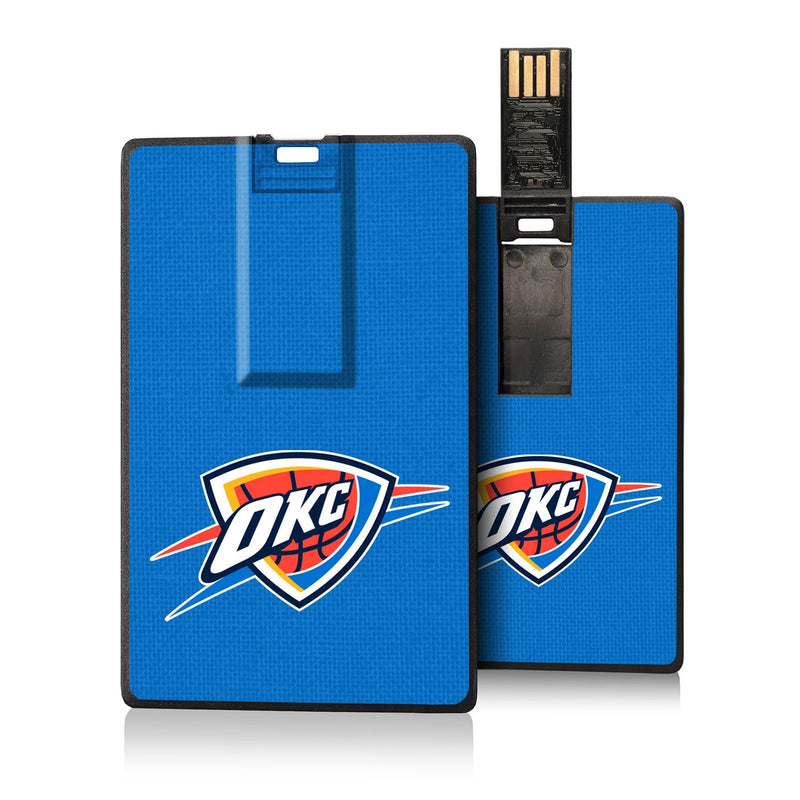 Oklahoma City Thunder Solid Credit Card USB Drive 32GB