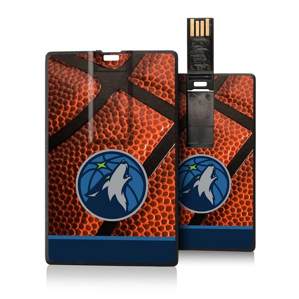 Minnesota Timberwolves Basketball Credit Card USB Drive 32GB