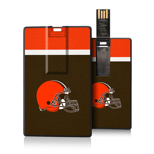 Cleveland Browns Stripe Credit Card USB Drive 16GB