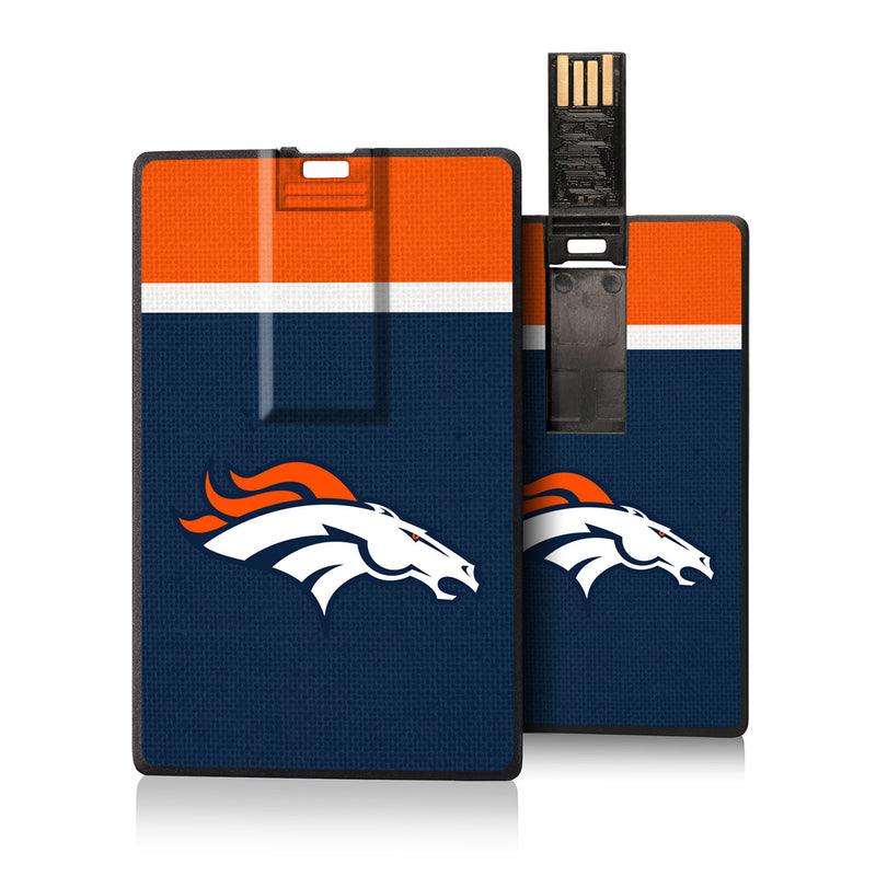 Denver Broncos Stripe Credit Card USB Drive 16GB