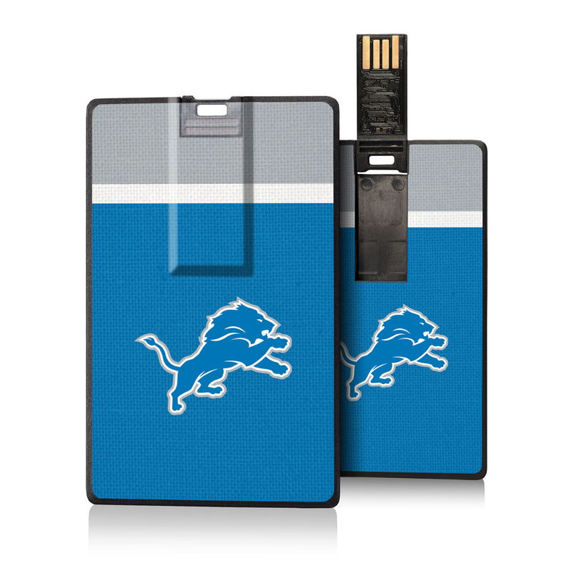 Detroit Lions Stripe Credit Card USB Drive 16GB