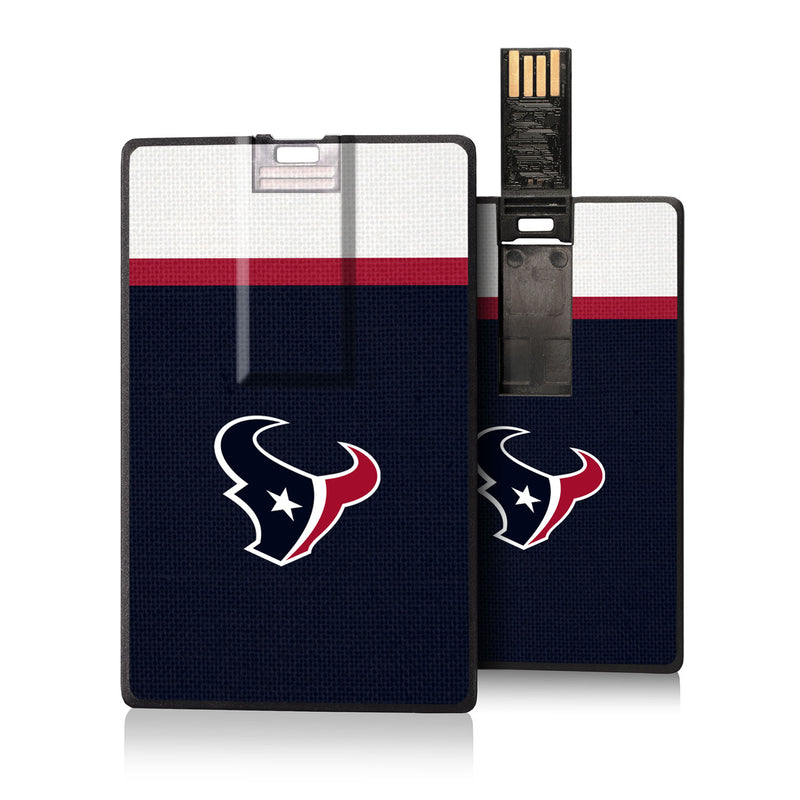 Houston Texans Stripe Credit Card USB Drive 16GB