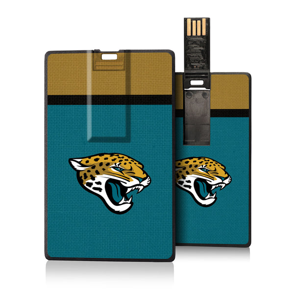 Jacksonville Jaguars Stripe Credit Card USB Drive 16GB