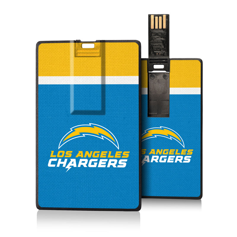 Los Angeles Chargers Stripe Credit Card USB Drive 16GB