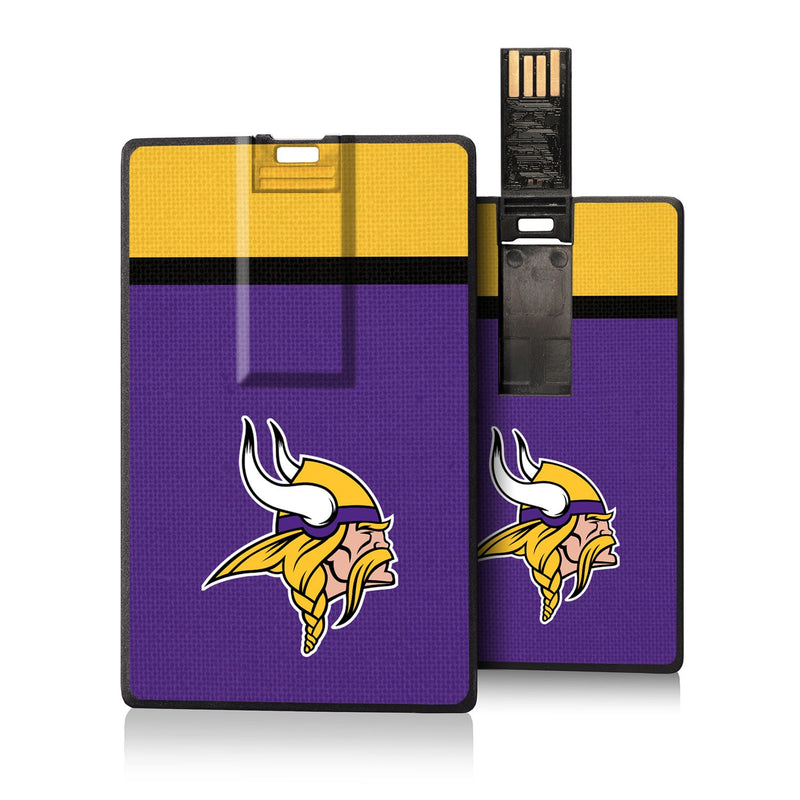 Minnesota Vikings Stripe Credit Card USB Drive 16GB