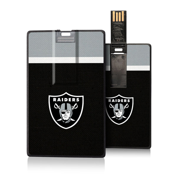 Las Vegas Raiders Stripe Credit Card USB Drive 16GB