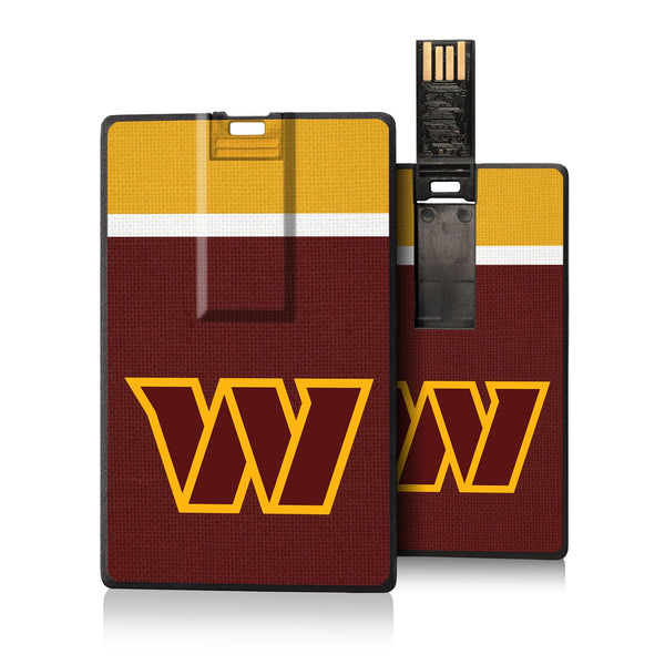 Washington Commanders Stripe Credit Card USB Drive 32GB